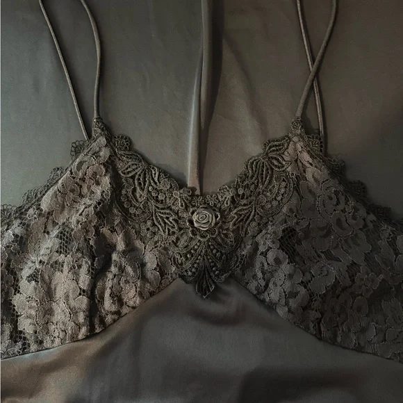 Vintage Shadowline Lace Slip Dress - Picture 4 of 8